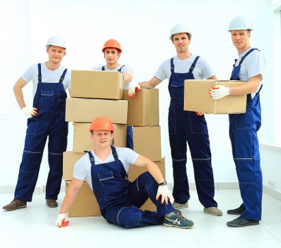 Preparing packed boxes and furniture for a Balham house move