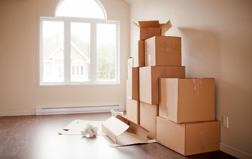 Local moving van service handling a flat move in Balham
