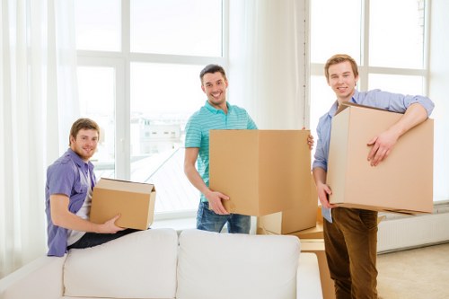 Checklist and packing materials for a Balham house move