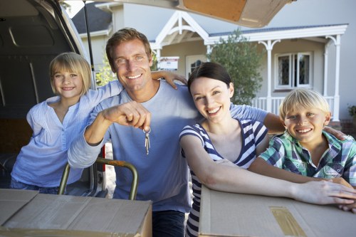 Packing and labeling business items for relocation in Balham