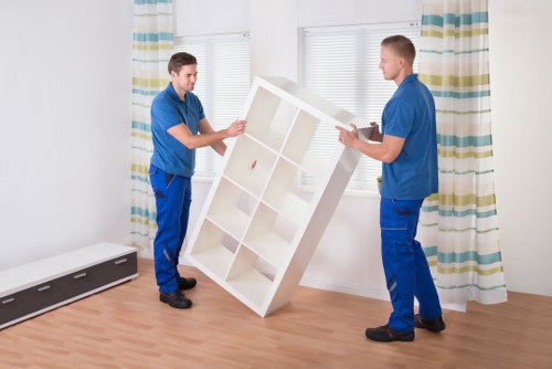 Local removals team preparing for a move in Balham
