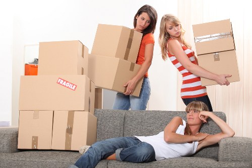 Local removals van loaded for a home move near Balham