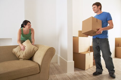 Man with van service managing a flat move in Balham